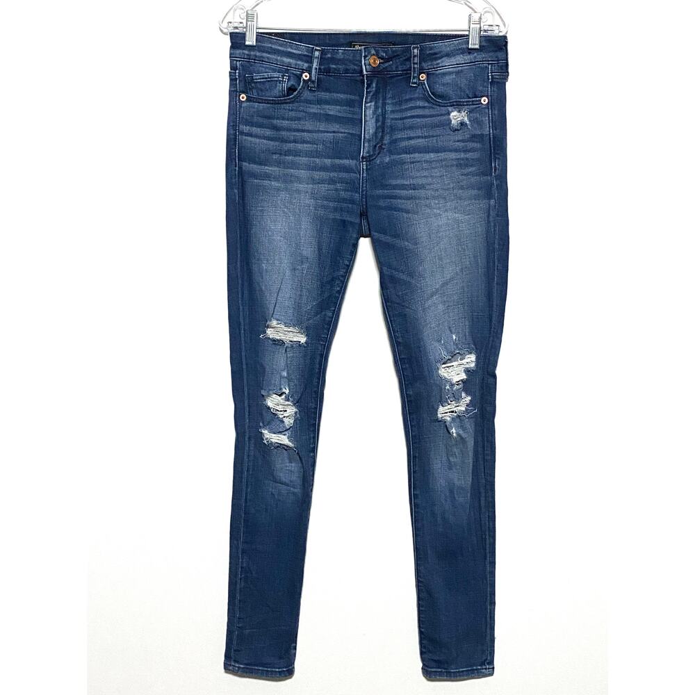 Abercrombie & Fitch Signature Collection Super Skinny Jeans Womens 29 Distressed